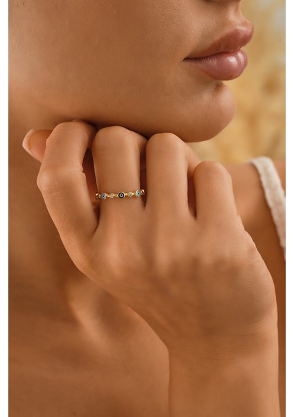 14 Ayar Altın Mineli Göz Yüzük fiyatları