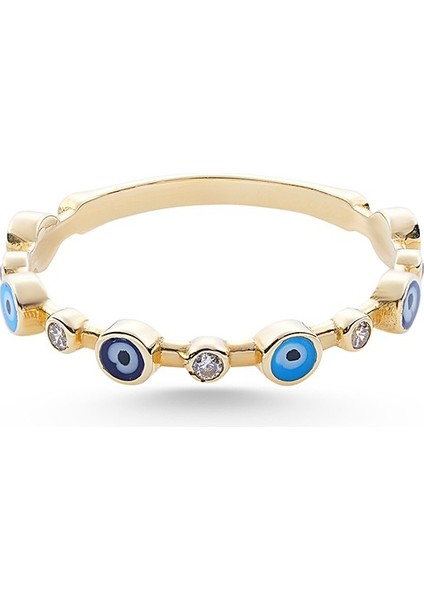 14 Ayar Altın Mineli Göz Yüzük fırsatları