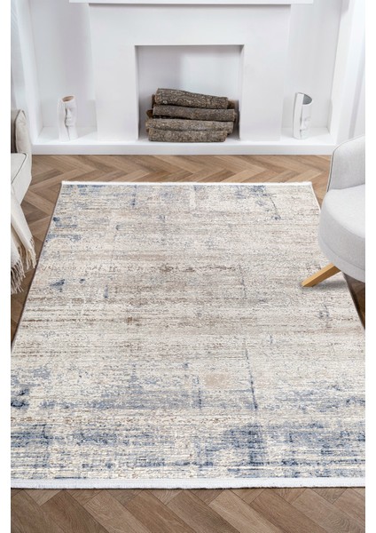 Nazende NZ010 Bej Yumuşak Dokulu Salon Mutfak Koridor Oturma Odası Yolluk Halı Makine Halısı