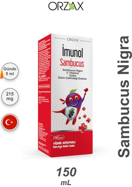 Imunol Sambucus Şurup 150 ml
