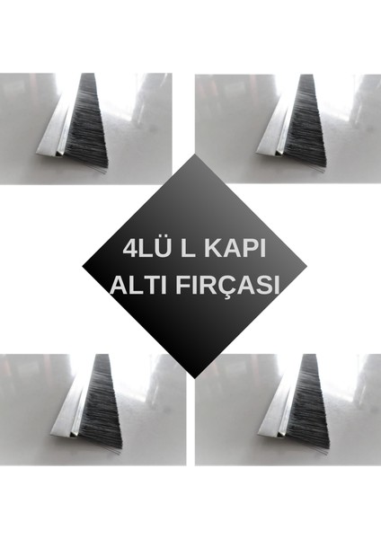 4lu L Süpürgelik Kapı Altı Fırçası