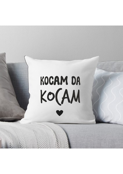 Kocam Dakocam Baskılı Kırlent