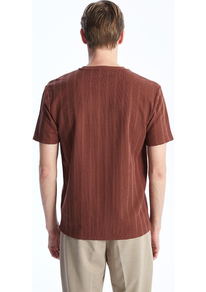 Bisiklet Yaka Kısa Kollu Erkek Tişört fırsatları