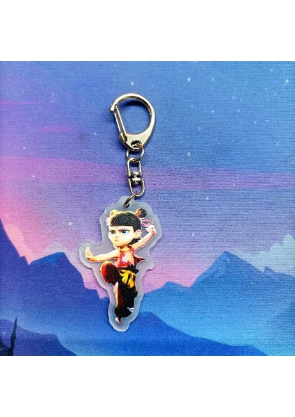 Nezha Mahallesi Akrilik Anahtarlık (Yurt Dışından)