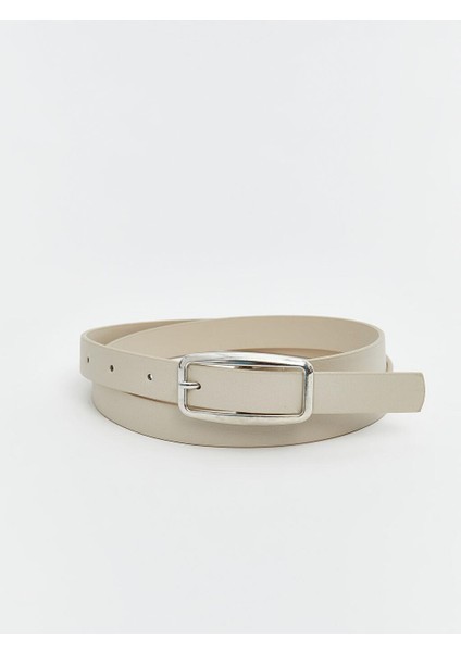 Deri Görünümlü Kadın Kemer 3'lü modelleri