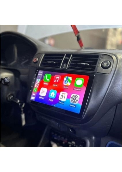 Honda Civic Araç Multimedya Ekran 4gb 64GB Ies Black 1996 2001 9 Inch fırsatları