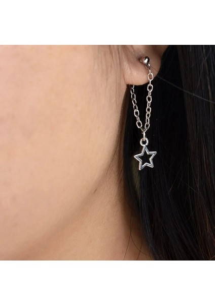 Retro Tarzı Moda Sallantı Küpe Yıldız Küpe, Kadın Küpe modelleri