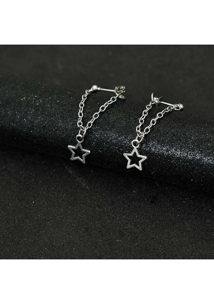 Retro Tarzı Moda Sallantı Küpe Yıldız Küpe, Kadın Küpe fırsatları