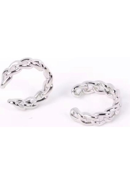 Unisex Sıkıştırma Deliksiz Yuvarlak Model Çelik Kıkırdak Küpe Ear Cuff fiyatları
