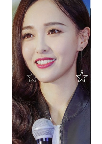 Büyük Yıldızlı Uzun Küpe, Kadın Küpe fiyatları