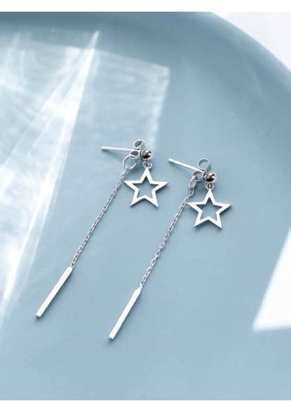 Yıldız Detaylı Uzun Küpe, Kadın Küpe fiyatları