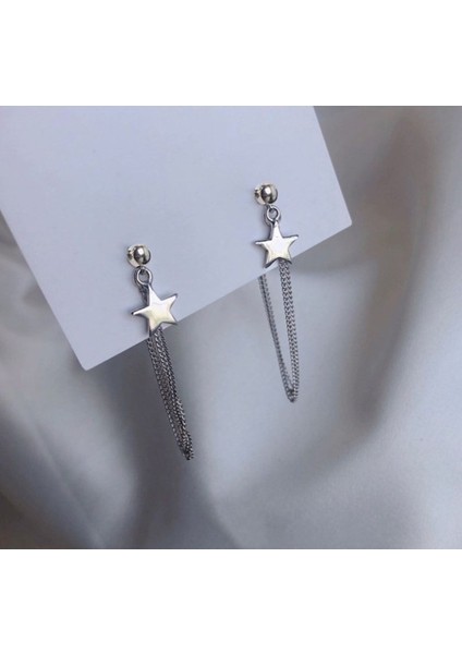 Yıldızlı Zincir Küpe, Kadın Küpe fiyatları