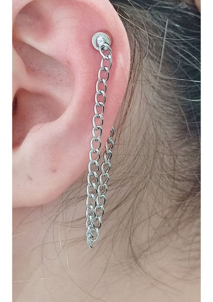 Mıknatıslı Küpe Ear Cuff Deliksiz Kıkırdak Küpe