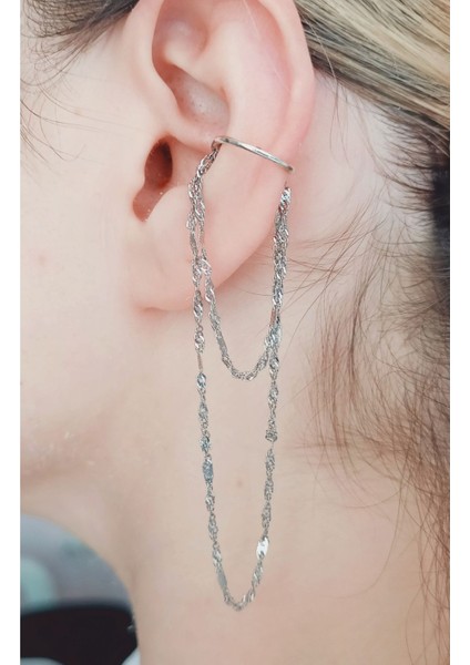 Kıkırdak Küpe Deliksiz Kıkırdak Küpe, Ear Cuff Kadın Küpe
