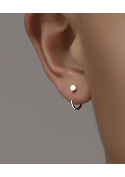 Top Detaylı Halka Küpe Unisex Küpe 2 Adet fiyatları