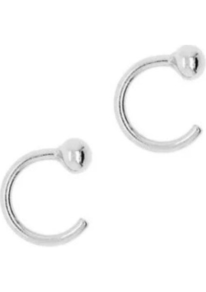 Top Detaylı Halka Küpe Unisex Küpe 2 Adet fırsatları