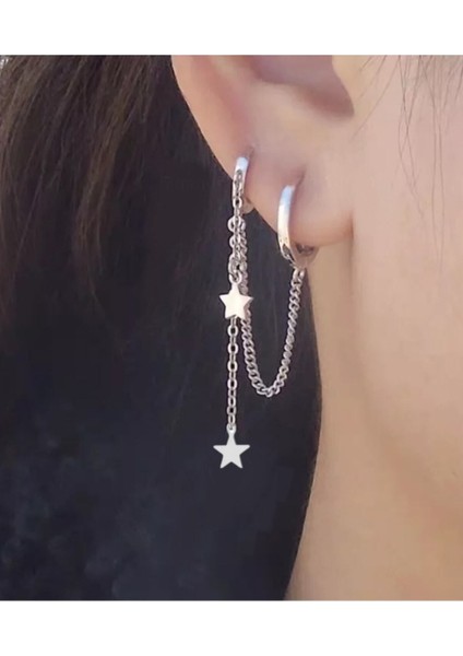 Yıldızlı Küpe, Kıkırdak Küpe, Kadın Küpe