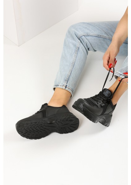 Siyah Kadın Sneaker 0140