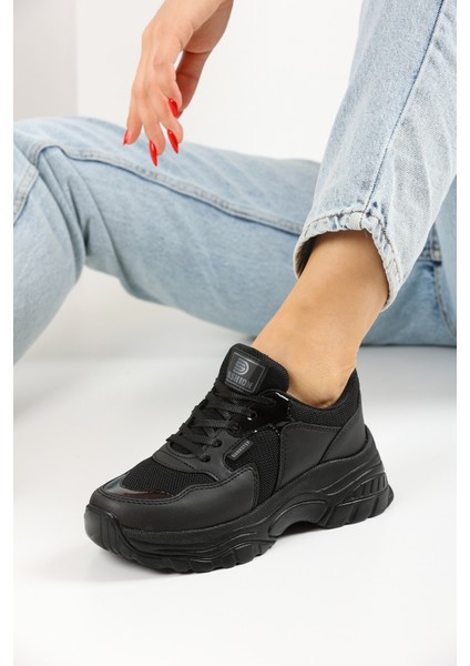 Siyah Kadın Sneaker 0140