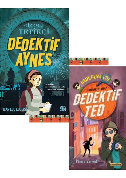 Gizemli Tetikçi / Dedektif Aynes Dedektif Ted Hadi Olayı Çöz! (2 Kitap)
