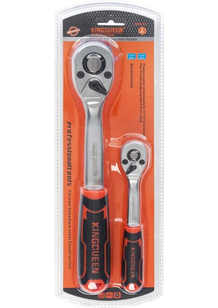 Cırcır Takımı 72 Diş, 1/2" 1/4", 2 Parça