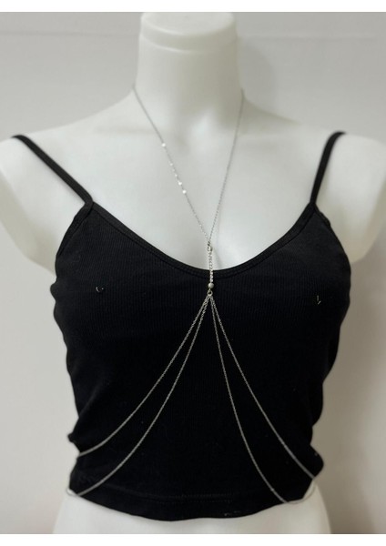 Kolyeli Su Yolu Detaylı Bel Zincirli Vücut Aksesuarı fiyatları