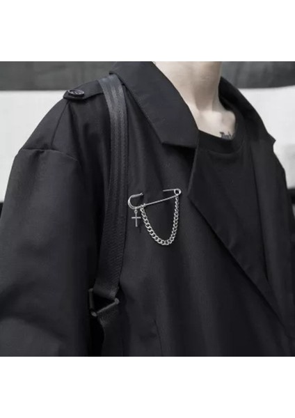 Punk Tarz Broş, Zincir Iskoç Iğnesi, Aksesuar Broş