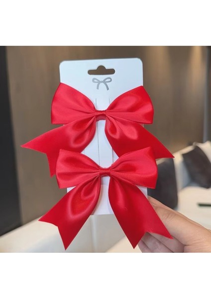 Kırmızı 2'li Pens Toka Yan Toka