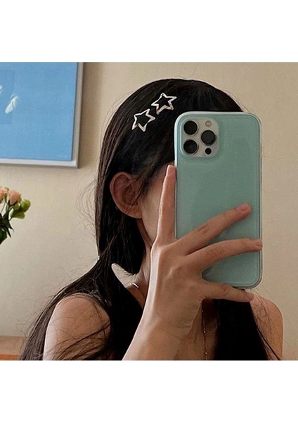 2 Adet Metal Çıt Çıt Yıldız Pentagram Yan Toka