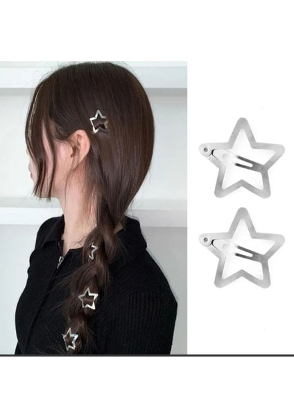 2 Adet Metal Çıt Çıt Yıldız Pentagram Yan Toka fiyatları