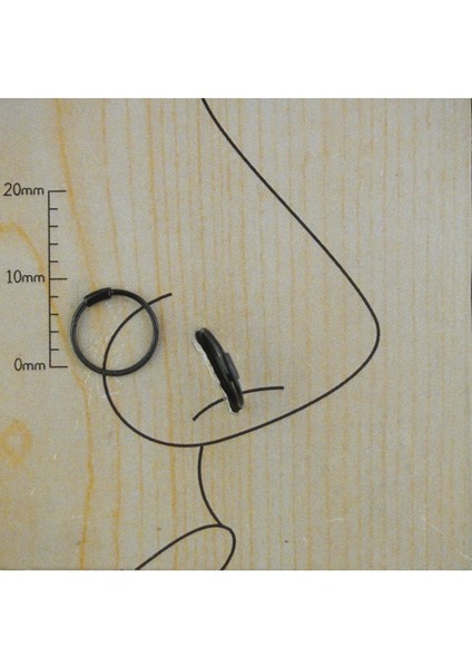 Siyah Boru Kilit 925 Ayar Gümüş Hızma