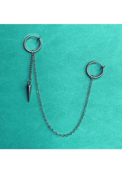 Ikisi Deliksiz Gothic Punk Mızrak Sallantılı Dudaktan Kulağa Fake Piercing fiyatları