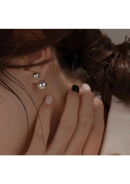 İki Toplu 316L Paslanmaz Çelik Piercing - Küpe indirimleri