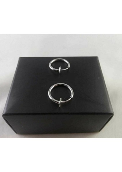 3 Adet 3 Renk Fake Piercing Deliksiz Kulak Dudak Burun Tüm Bölge