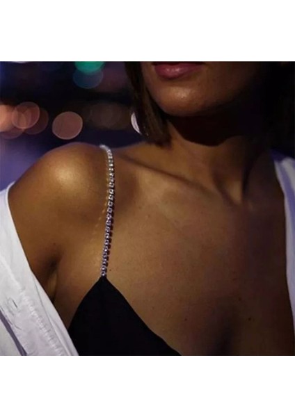 2 Adet Taşlı Sütyen Askısı Ayarlanabilir