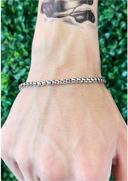 Iç Içe Geçmeli Erkek Bileklik, Zincir Erkek Bileklik