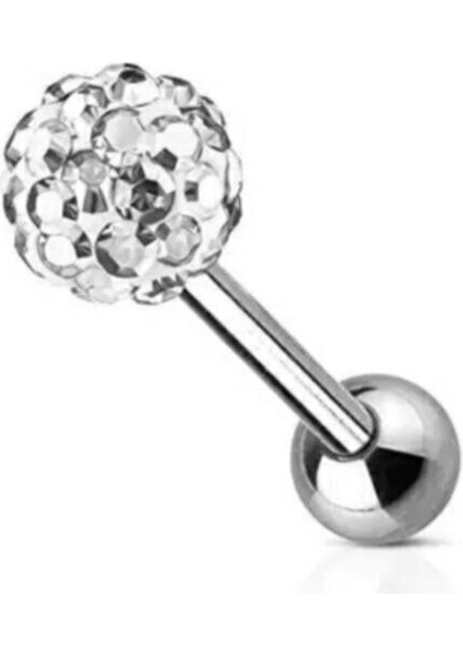 316L Medikal Antialerjik Paslanmaz Çelik Tragus-Helix Kulak Piercing