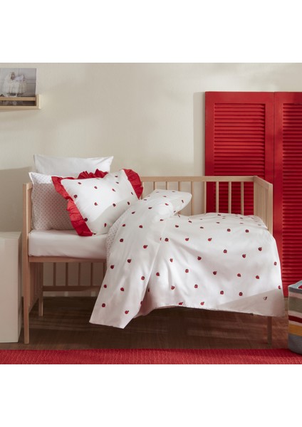 Ladybug %100 Pamuk Bebek Nevresim Takımı