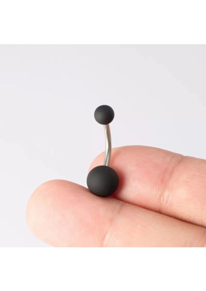Cerrahi Çelik Siyah Top Göbek Piercing fiyatları