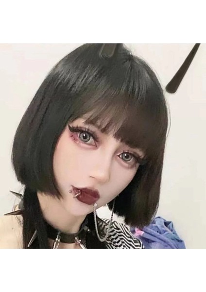 Ikisi Delikli Dudaktan Kulağa Çelik Piercing - Küpe