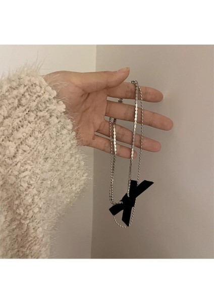 2'li Fiyonklu Choker Kadın Kolye, Taşlı Choker fırsatları