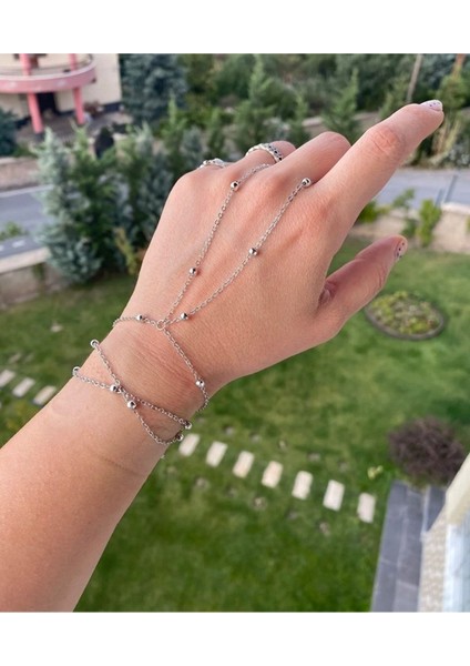 Gümüş Renk Top Zincir Dolama El Aksesuarı fiyatları