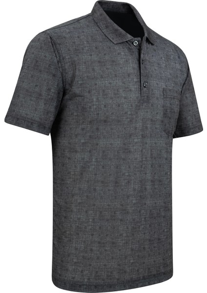 Erkek Polo Yaka Dijital Baskı Tişört - 5104