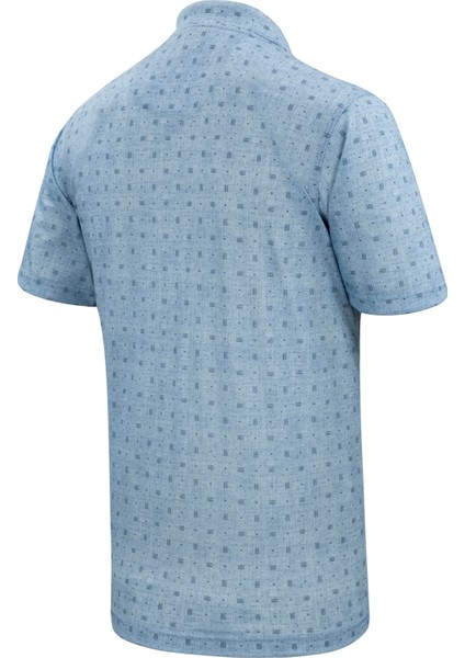 Erkek Polo Yaka Dijital Baskı Tişört - 5104 fırsatları