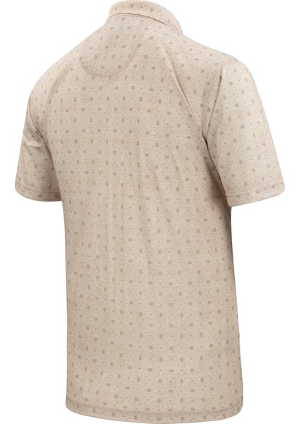 Erkek Polo Yaka Dijital Baskı Tişört - 5104