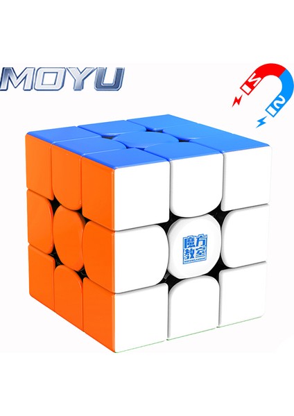 Moyu Meilong M Manyetik Sihirli Küp 3x3 2x2 Pyraminx Küp Profesyonel Hız Küpü 3X3X3 Hız Bulmaca Çocuk Oyuncağı Cubo Magico (Yurt Dışından)