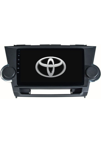 Toyota Highlander - Araç Multimedya Ekran - 4gb 64GB - S - Black - 2007 - 2013 - 9 Inch - Myway - Red