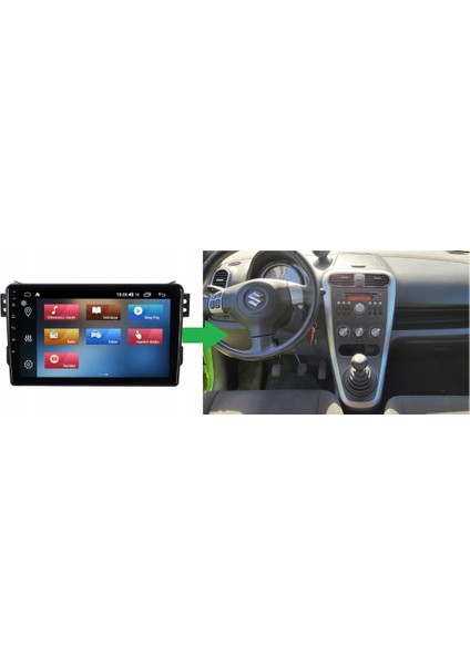 Suzuki Splash - Araç Multimedya Ekran - 4gb 64GB - S - Black - 2010 - 2013 - 9 Inch - Myway - Red indirimleri