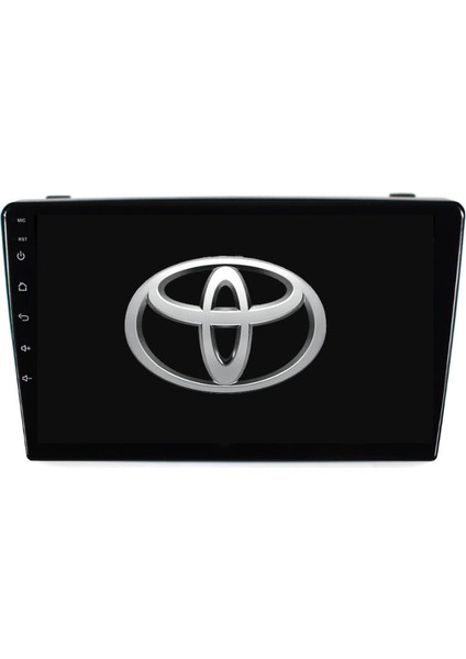 Toyota Auris - Araç Multimedya Ekran - 4gb 64GB - S - Black - 2013 - 2018 - 9 Inch - Myway - Red