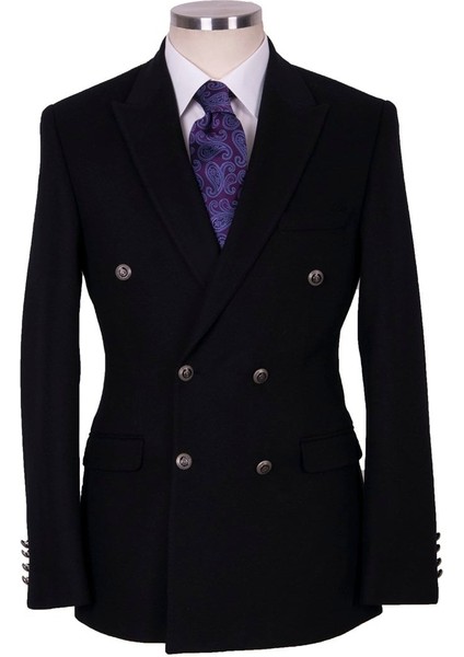 Kaşmir Kruvaze Ceket